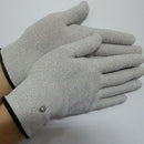2pcs Conductive electrotherapy massage electrode gloves use for tens machine lj