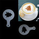 Excellent 16X Coffee Latte Mold Cappuccino Cake Cookie Stencil Template Decor ME