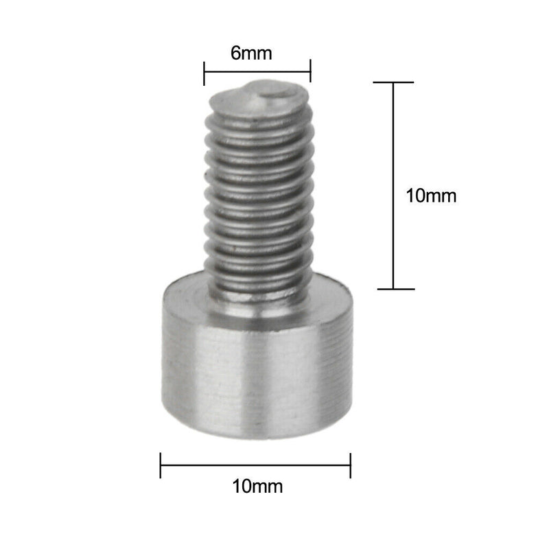 10pcs M6*10 Titanium Alloy Screws Hexagon Cap Head Socket Allen Key
