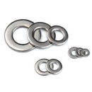 360Pcs Stainless Steel Flat Plain Round Washer Screw Gasket Assortment , M2 -M10