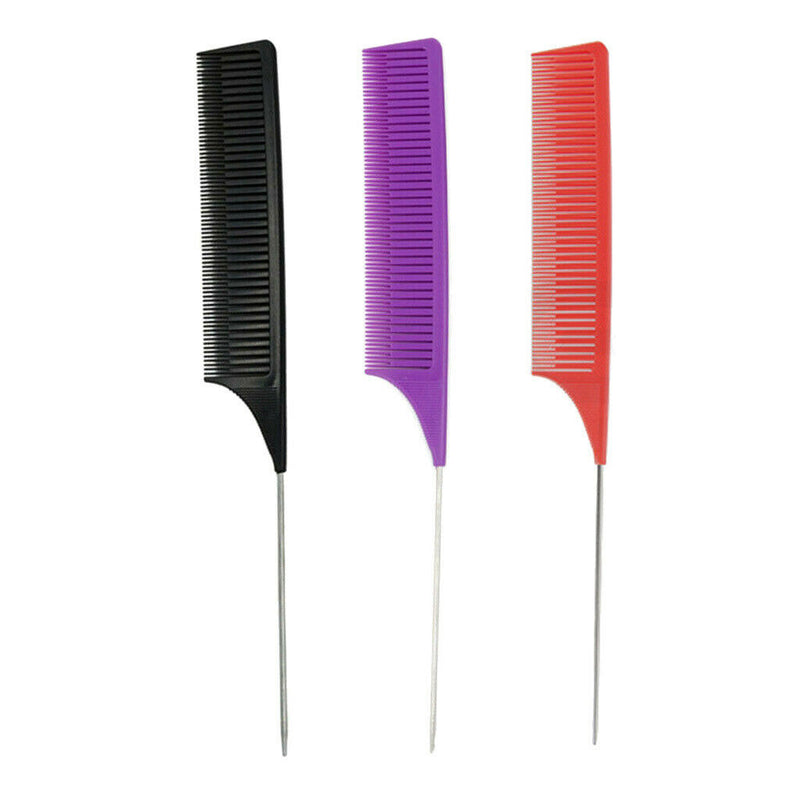 Fine-tooth Weaving Highlighting Foiling Hair Combs Salon Styling Comb Brush