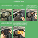 4x Car Rearview Mirror Window Glass Rainproof Film Durable Hydrophobic O2C0