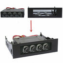 Black 3.5" to 5.25" Drive Bay Computer PC Case Adapter Mounting Brac O Gw