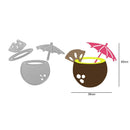 4pcs Metal Cutting Dies Stencils Juice Shape Scrapbooking Album Decor Gifts