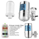 Kitchen Tap Faucet Water Filter Purifier - Activated Carbon Ceramic Cartrid