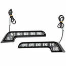 2xCar Auto Daytime Running Light 6LED DRL Fog Drive Daylight White Head Lamp nbg