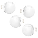 4 Pack Wall Hanging Vase Glass Flower Plant Terrarium Planters, Ball, 10cm