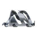 Bike Water Bottle Cage Carbon Fiber Texture Water Bottle Holder + 2 Screws