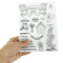 lazy day pattern Transparent Clear Stamps for DIY scrapbooking cards Decor LJ,a