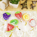Creative Fruit Eraser Rubber Pencil Candy School Stationery Random Gift Cut