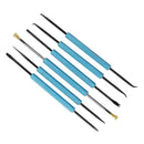 6 In 1 Soldering Aid Brush  Hook Scraper Fork Spike Tool Kit Set