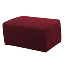 Premium Ottoman Cover Footstool Slipcovers Pouf Small Chair Sofa Accessories