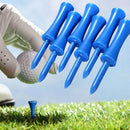 100pcs Plastic Step Down Golf Tees Graduated Castle Height Control Blue 68mm-AU