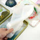 DIY Rectangle Silicone Mold Epoxy Casting Coaster Fruit Dish Plate Tray Mould