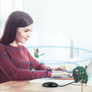Black USB Conference Computer Laptop Microphone Stereo Condenser Speech Mic