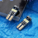 2pcs T10 4014 15SMD LED Car Width Lights License Plate Lamp Bulbs
