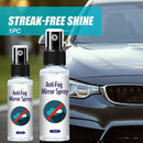 Car Windshield Water Rain Repellent Spray Anti Fog Rearview Glass Coating Mirror