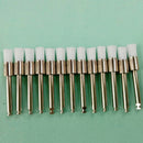 100Pcs Dental Lab Nylon Small Flat Polishing Polisher Prophylaxis Brushes 3C