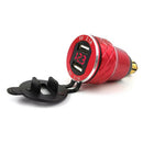 For BMW R1200GS DIN to USB Motorcycle Charger 5V 2.1A RED USB Motorcycle Charger