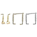 4Pcs Violin Chin Rest Chinrest Plated Clamp Screw Nickel Violin Musical Ins