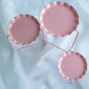 Sweetgo Pink Cookies Ladder Stand Fold Able Cupcake Decorating Tools For We