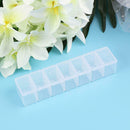 Portable 7 Day Weekly Clear Tablet Pill Box Medicine Holder Splitters hv2n