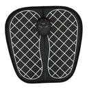 2 Pcs Electric Foot Massage Mat Feet Muscle Massager Pad Battery Powered