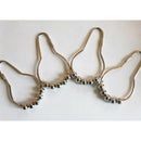 Polished Chrome Rolling Shower Curtain Rings - Set of 12 Heavy Duty Hooks