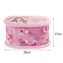 Jewellery Gift Music Box With Dance Rotary Girl Musical Mirror Child Kid Cartoon