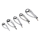 5pcs Fishing Rod Tip Tops Repair Kit SIC Ring Spinning Rod Guides Tips Kit