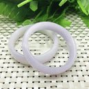 58mm Natural Women's Purple Jade Violet Bracelet Elegant Pretty Bangle Jewelry