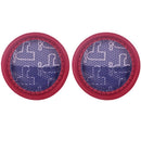 2Pcs For Dibea D18 D008Pro Hand-Held Vacuum Cleaner Round Washable Filter M L3K7
