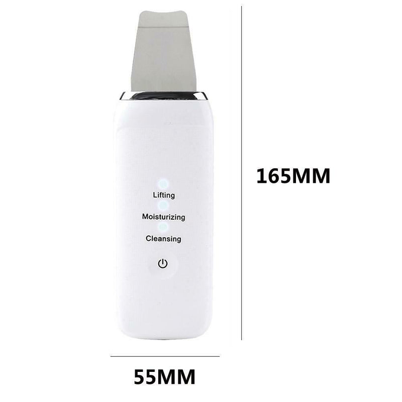 3 Modes USB Rechargeable Ultrasonic Facial Skin Scrubber Cleaning Device
