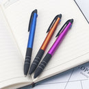 Multi Color 3In1 Retractable Ballpoint Pen Ball Gel Pens 0.5mm School Supplies