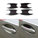 4 PCS Carbon Fiber Outer Door Handle Bowl Cover Trim Fit for BMW 3 Series G