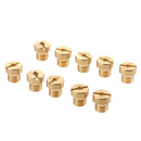 10x M6 Thread Main Jets for Keihin OKO PE PWK Carburetor 98 102 105 108 110 112