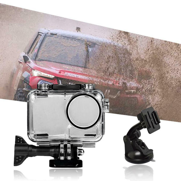 Waterproof Housing Case Cover Safety Buckle Sucker for DJI OSMO Action Cam #JT1