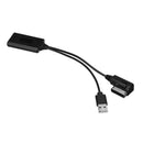 Car Wireless Bluetooth Module Music Adapter Auxiliary Line Aux Usb Audio Re