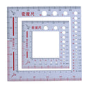 2Pcs Knitting Needle Gauge Size Metric Ruler for DIY Crochet Sewing Embroidery