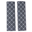 2pcs Car Seat Belt Cover Shoulder Pads Covers Cushion Set(Black White)