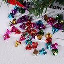 50 Mixed Color Christmas Jingle Bells Charms Pendants 16mm for Craft DIY 3c