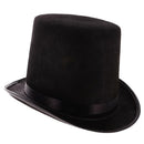 Halloween Top Hat Black Topper Ring Master Magician