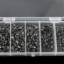 115pcs Stainless Steel Three Way Barrel Swivels Fishing Swivels Assortment 2