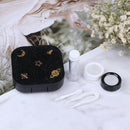 Stars Moon Mini Contact Lens Case Box Container Holder Eye Care Kit Set Mir BX