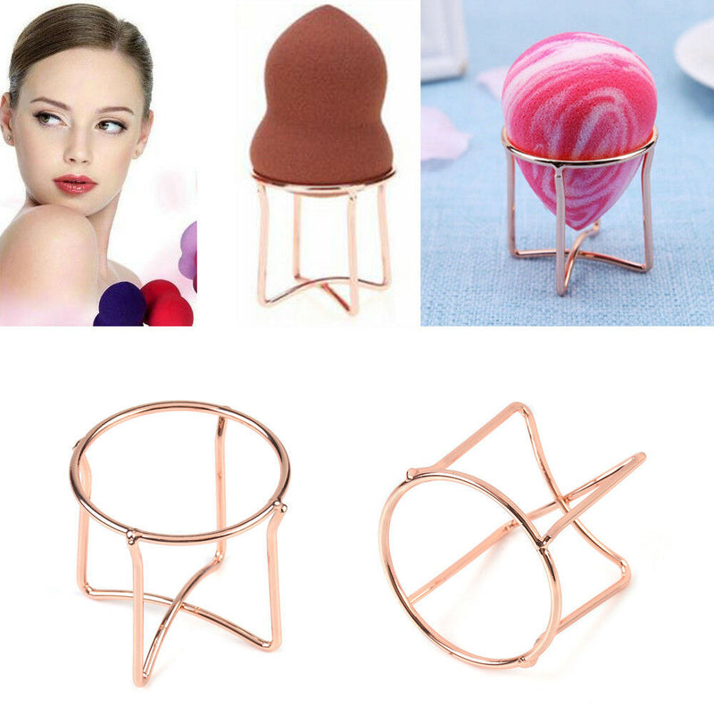 Makeup Blender Powder Puff Storage Rack Egg Sponge Drying Stand Holder case New