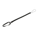 Retractable Fishing Lanyard Coil Style Tool Tether Key Holder With Snap Hook