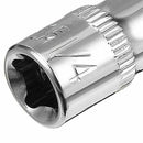 2Pcs 1/4-Inch Drive T15 Torx Bit Socket, S2 Steel
