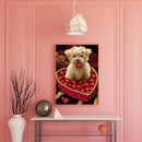 Full Round Drill Picture Kit DIY Bedroom 5D Love Heart Dog Diamond Painting