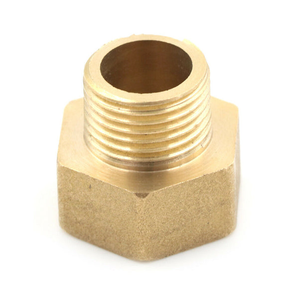 Metal Brass Metric BSP G 3/4" Female to NPT 1/2" Male Pipe Fitting Adapter  Gw
