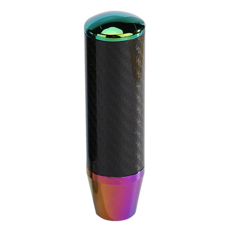 Car Gear Shift Knob Carbon Fiber Aluminum Alloy Shifter Stick Knob Universal